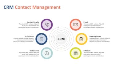 CRM Contact Management PowerPoint Template