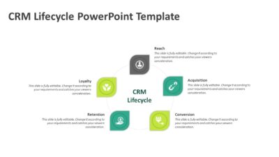 CRM Lifecycle PowerPoint Template