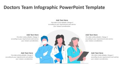 Doctors Team Infographic PowerPoint Template