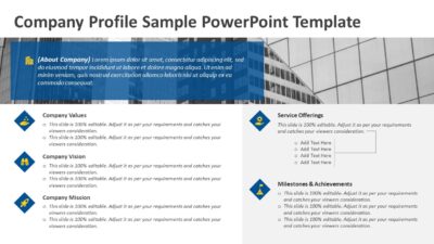 Company Profile Sample PowerPoint Template