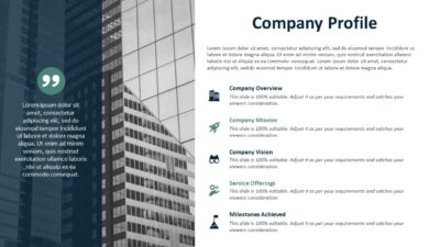 Company Profile PowerPoint Template