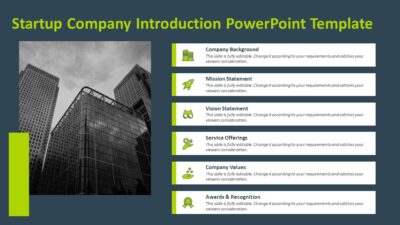 Startup Company Introduction PowerPoint Template