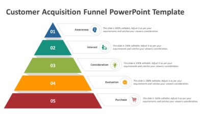 Customer Acquisition Funnel PowerPoint Template