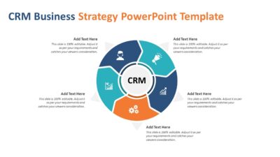 CRM Business Strategy PowerPoint Template