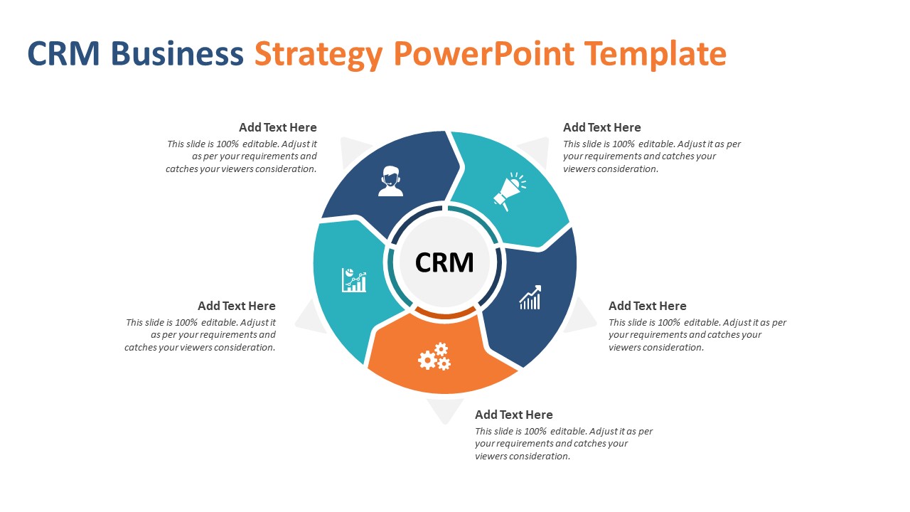Crm Powerpoint Template At A Glance