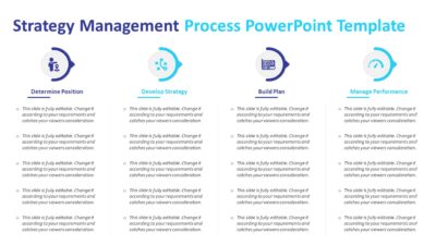 Strategy Management Process PowerPoint Template