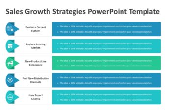 Sales Growth Strategies PowerPoint Template
