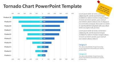 Tornado Chart PowerPoint Template