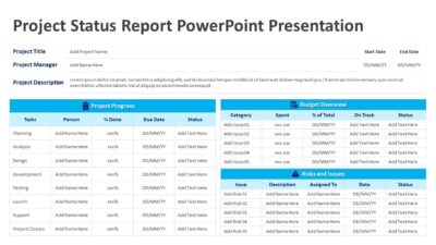 Project Status Report PowerPoint Presentation