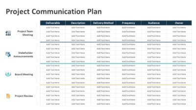 Project Communication Plan PowerPoint Presentation