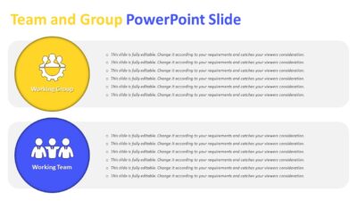 Team and Group PowerPoint Slide