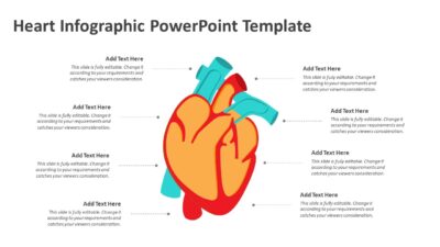 Heart Infographic PowerPoint Template