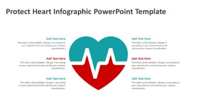 Protect Heart Infographic PowerPoint Template