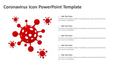 Coronavirus Icon PowerPoint Template