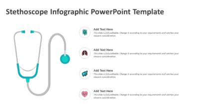 Stethoscope Infographic PowerPoint Template