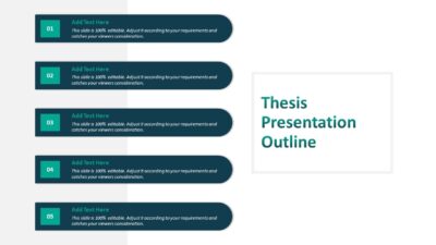 Thesis Presentation Outline PowerPoint Template