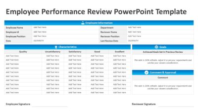 Employee Performance Review PowerPoint Template