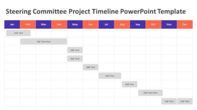 Steering Committee Project Timeline PowerPoint Template