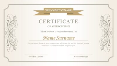 Certificate PowerPoint Presentation