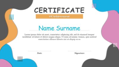 Certificate PowerPoint Slide