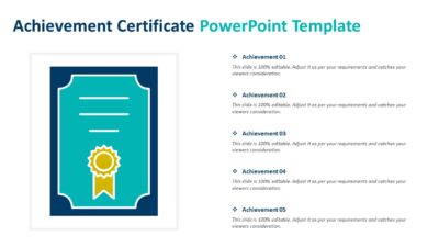 Achievement Certificate PowerPoint Template