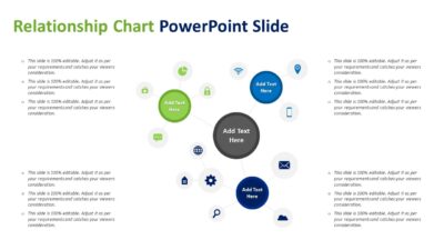 Relationship Chart PowerPoint Slide