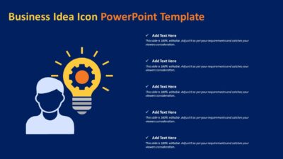 Business Idea Icon PowerPoint Template