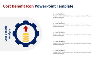 Cost Benefit Icon PowerPoint Template