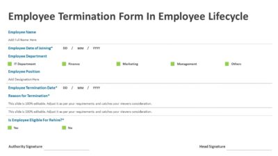Employee Termination Form PowerPoint Template