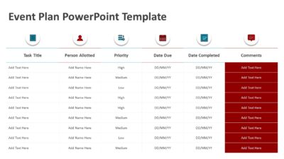 Event Plan PowerPoint Template