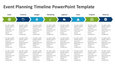 Event Planning Timeline PowerPoint Template
