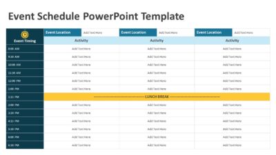 Event Schedule PowerPoint Template