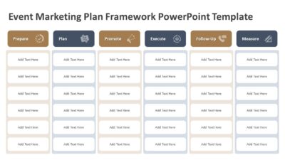 Event Marketing Plan Framework PowerPoint Template