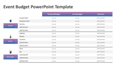 Event Budget PowerPoint Template