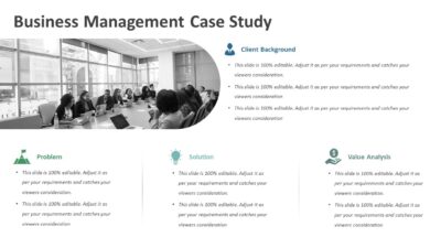 Business Management Case Study PowerPoint Template