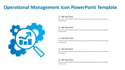 Operational Management Icon PowerPoint Template