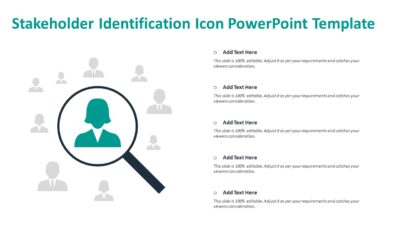 Stakeholder Identification Icon PowerPoint Template