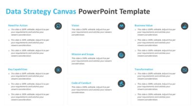 Data Strategy Canvas PowerPoint Template