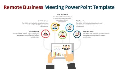 Remote Business Meeting PowerPoint Template