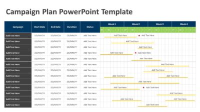 Campaign Plan PowerPoint Template