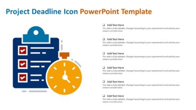 Project Deadline Icon PowerPoint Template