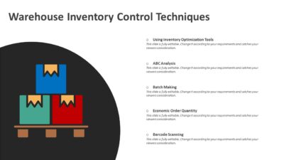 Warehouse Inventory Control Techniques PowerPoint Template