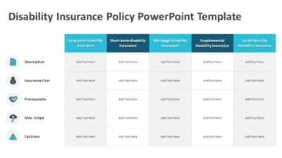 Disability Insurance Policy PowerPoint Template