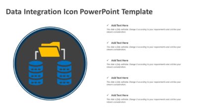 Data Integration Icon PowerPoint Template