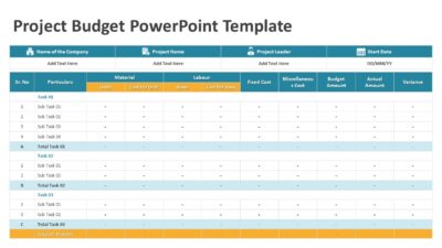 Project Budget PowerPoint Template