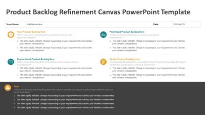 Product Backlog Refinement Canvas PowerPoint Template
