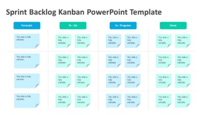 Sprint Backlog Kanban PowerPoint Template