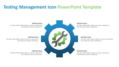 Testing Management Icon PowerPoint Template