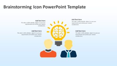 Brainstorming Icon PowerPoint Template