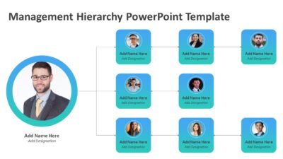 Management Hierarchy PowerPoint Template